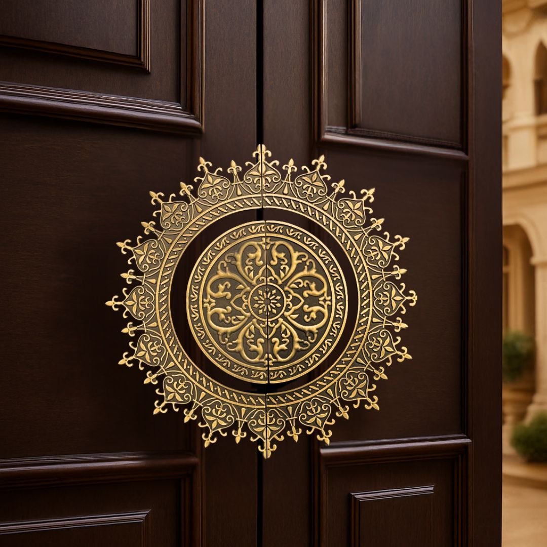 Graving Double Door Handle