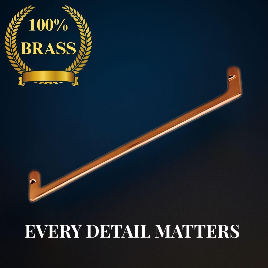 Durable solid brass handle for kitchen cabinet