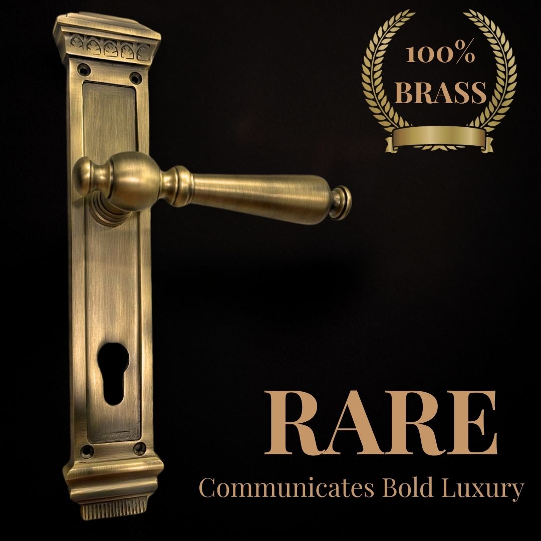 Rare Mortice Handle – Solid Brass Door Hardware