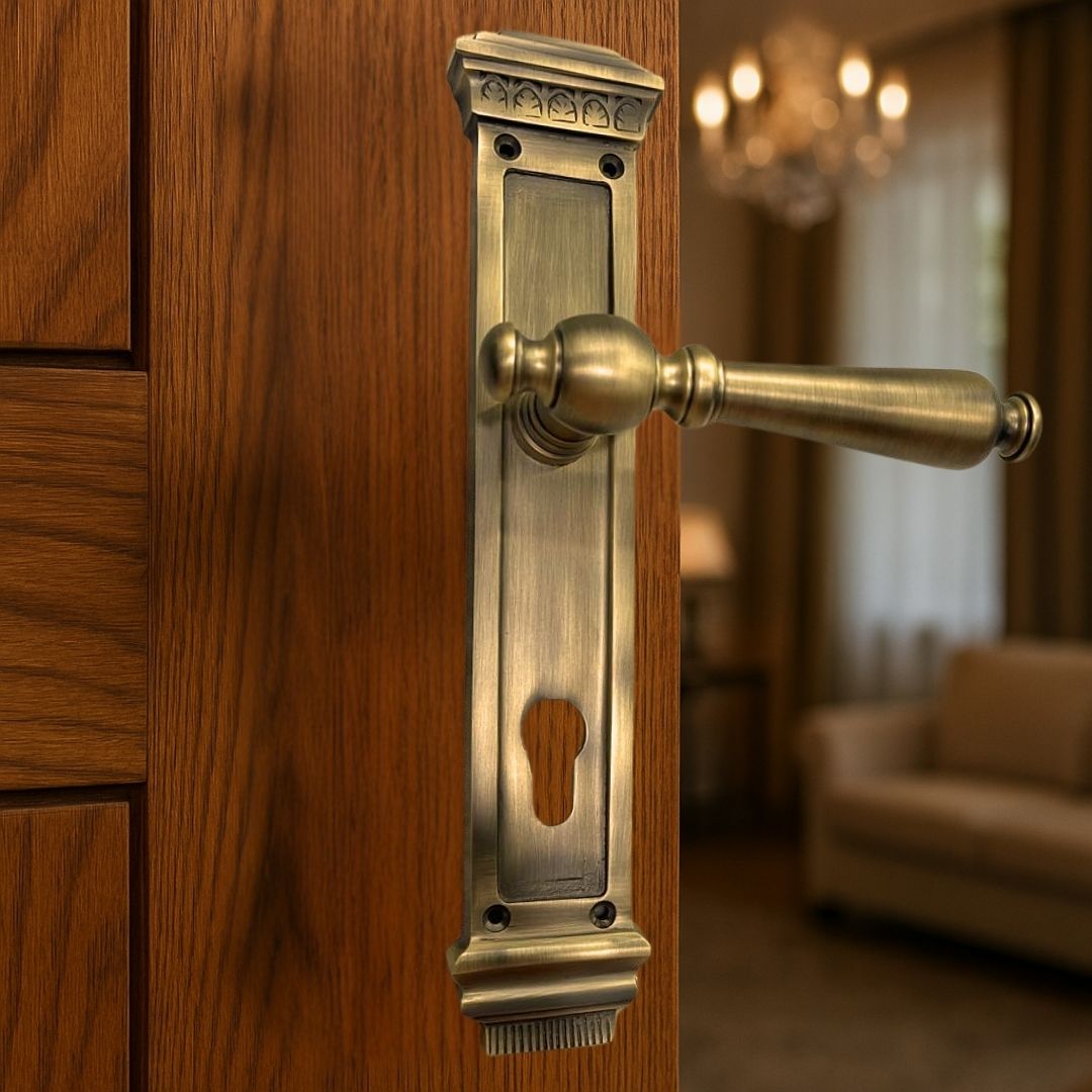 Premium Brass Mortice Handle for Wooden Doors