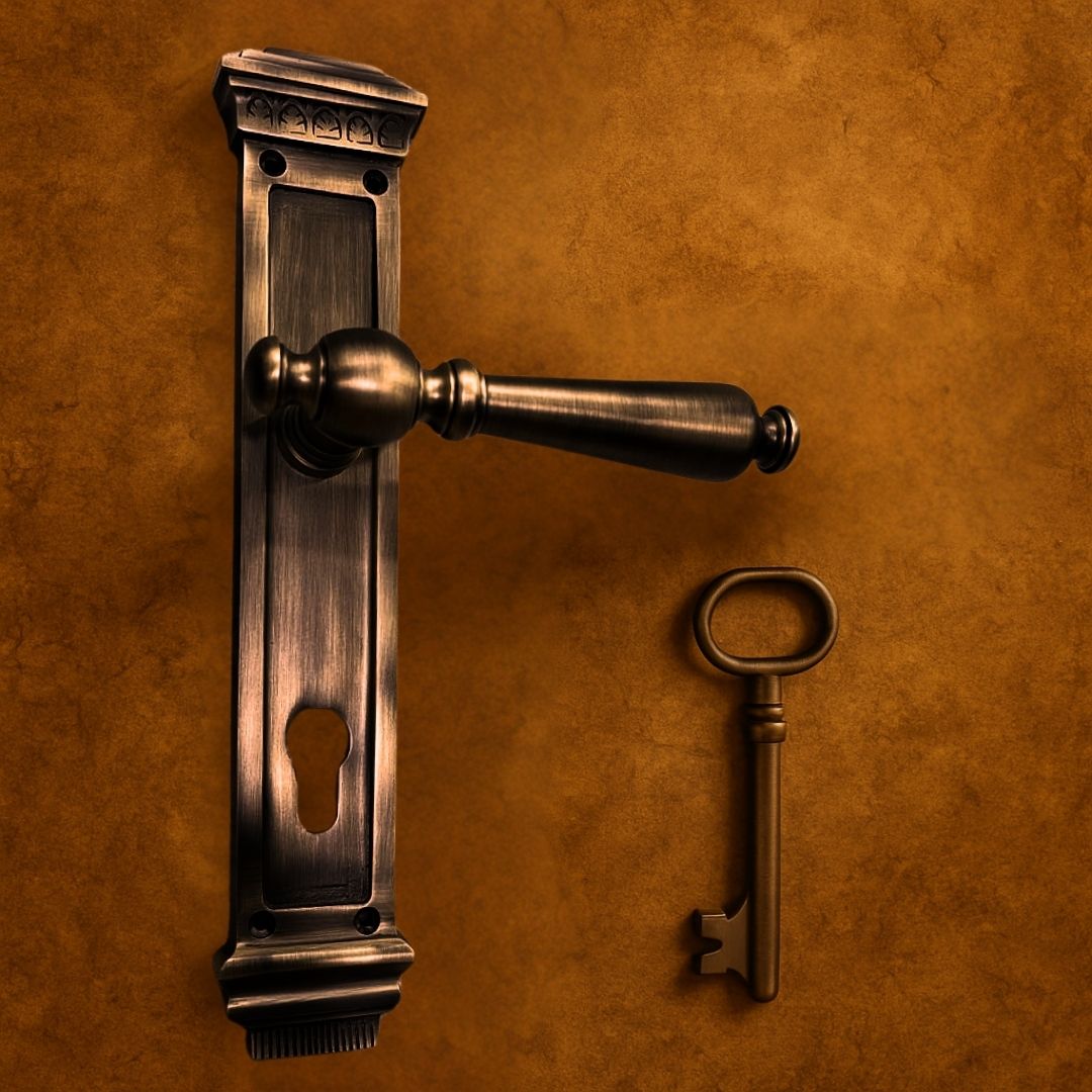 Durable Solid Brass Handle for Modern Homes