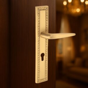 Charm Mortice Handle in polished brass finish