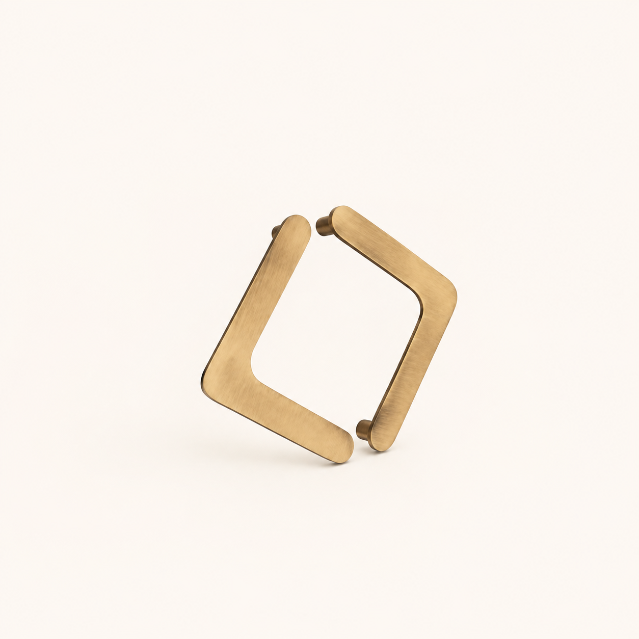 Double Door Handle – Angel Design | Premium Brass Finish - Image 2