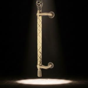 Main Door Handle – Griffin Design | Premium Brass Finish