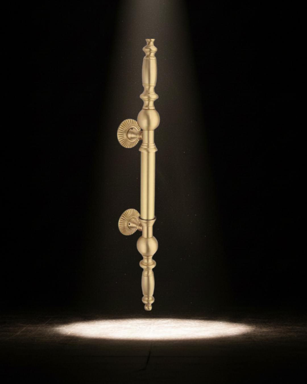 Main Door Handle – Aura Design | Premium Brass Finish