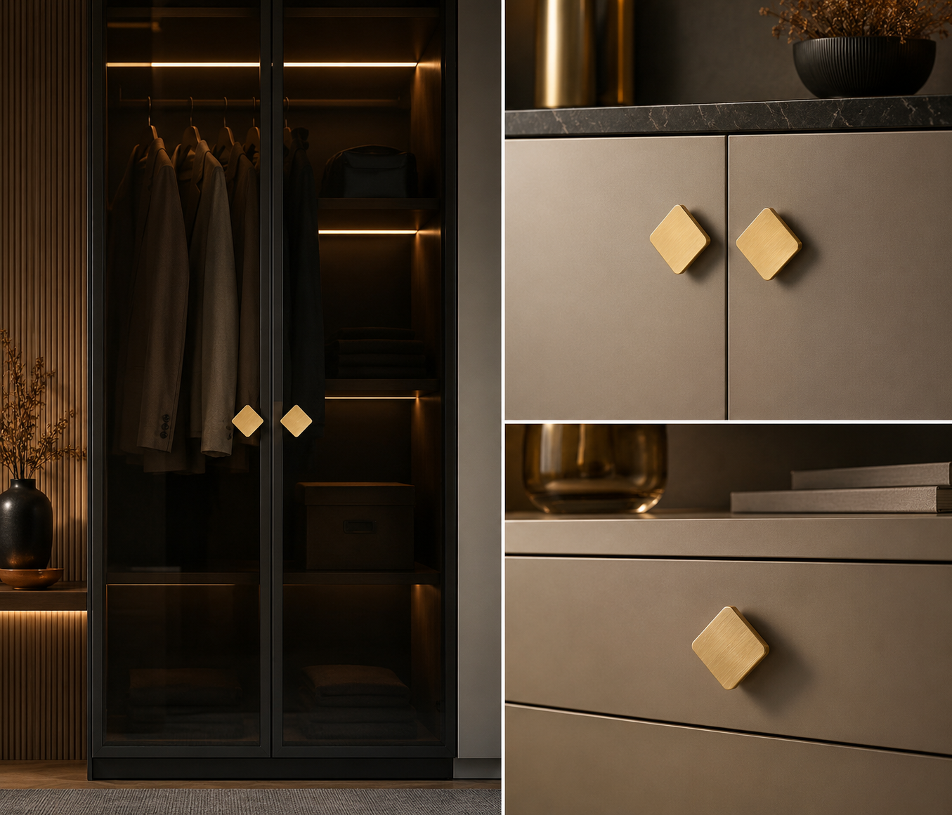 Double Door Handle & Knob – Glow | Radiant Design with Modern Elegance - Image 3