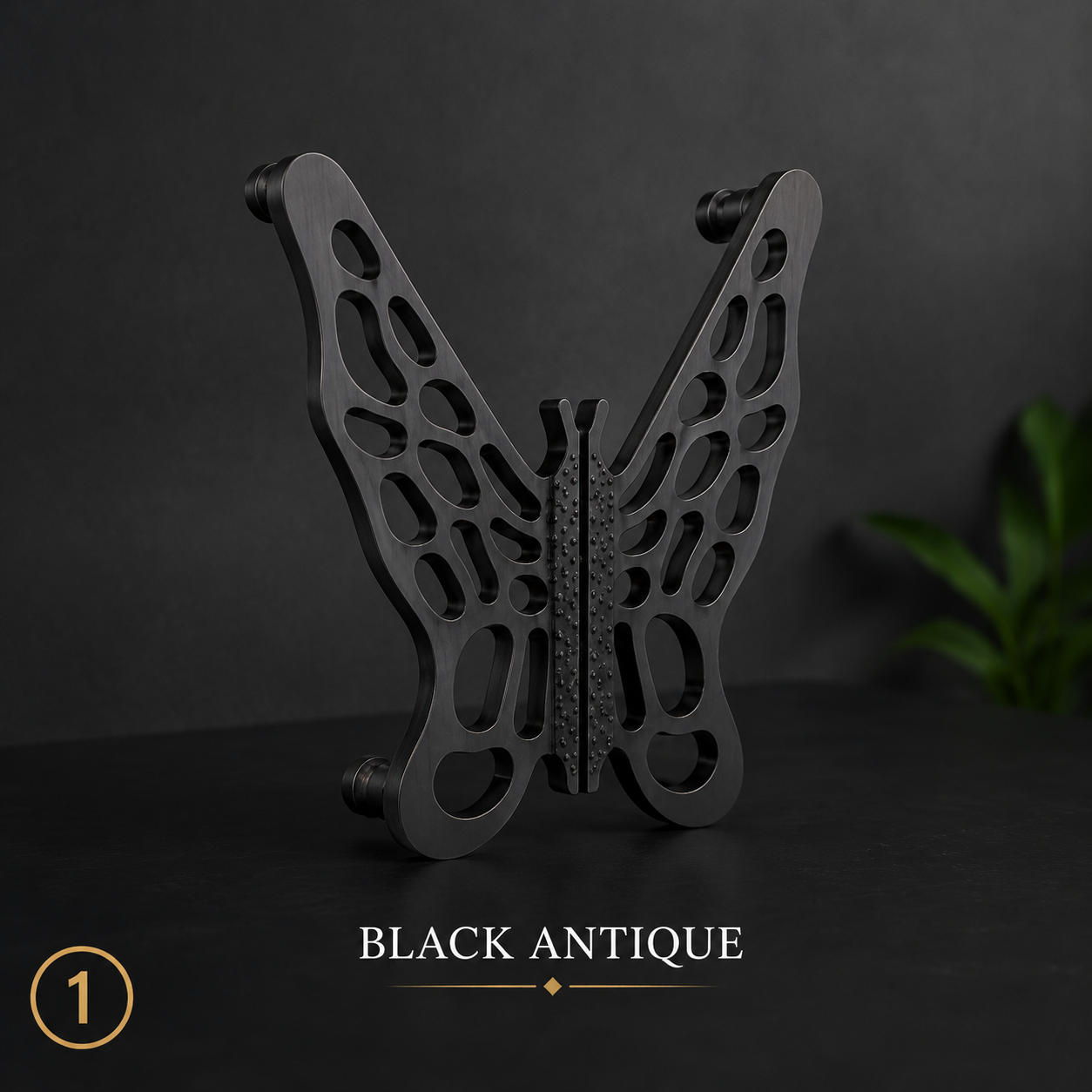 Double Door Handle – Butterfly Design - Classic - Image 2