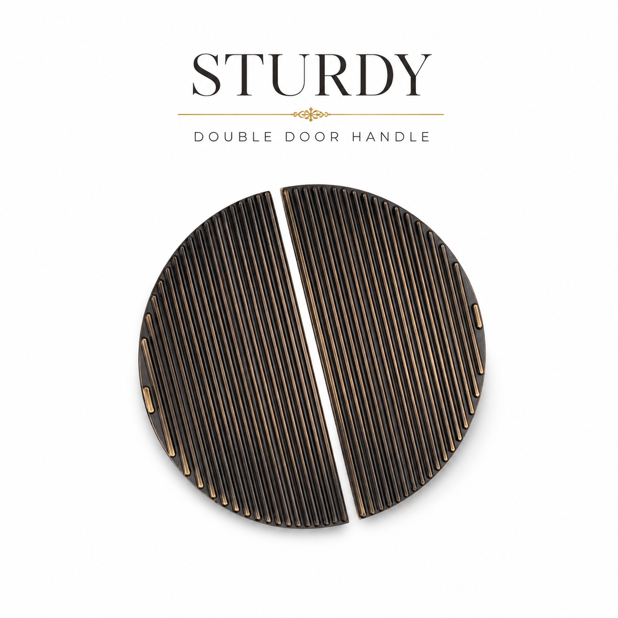 Double Door Handle – Sturdy Design | Premium Brass Finish - Image 3
