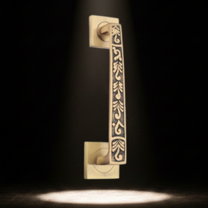 Brass Main Door Handle – Flora Design