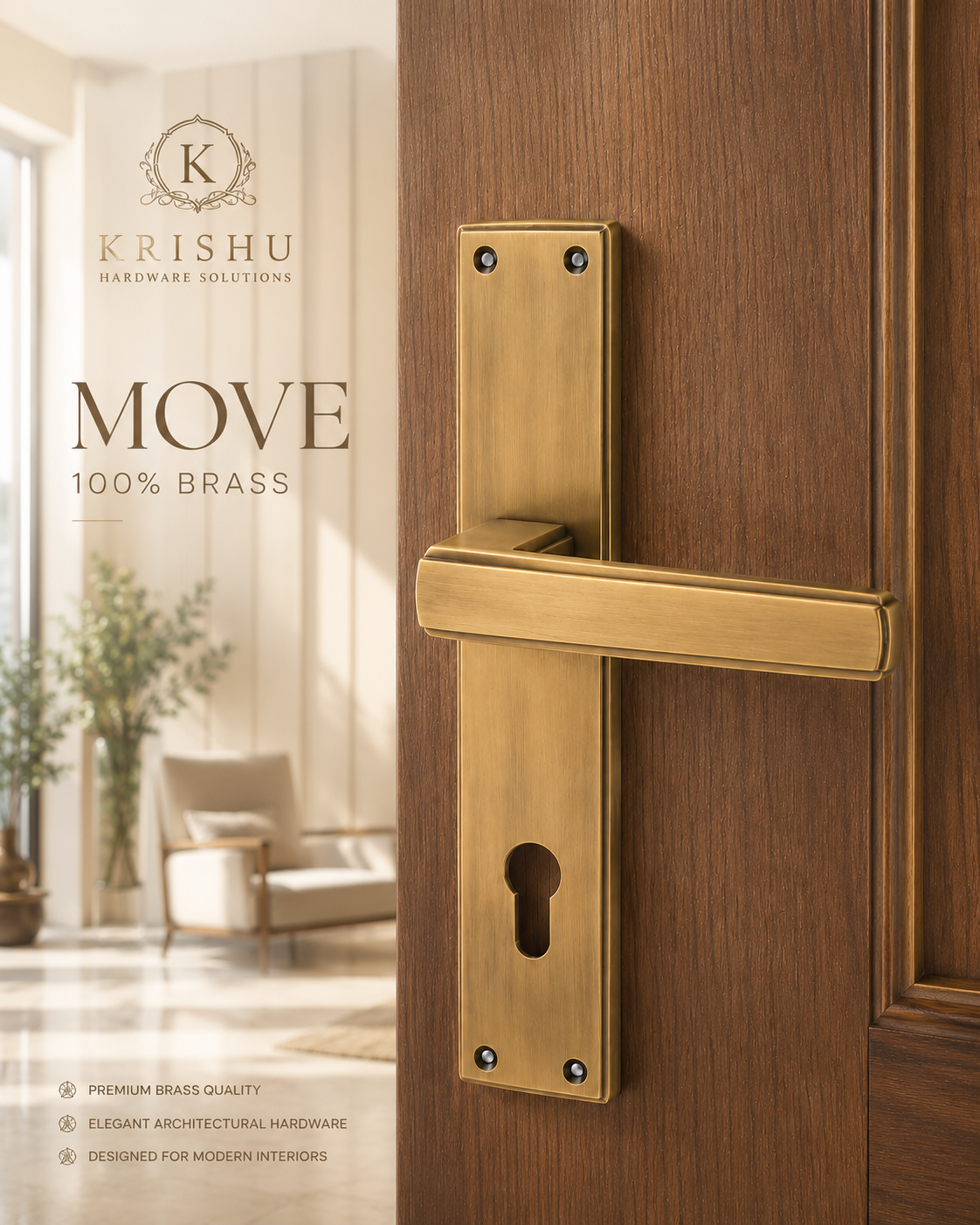 Move Mortice Handle – Sleek Modern Handle - Image 3