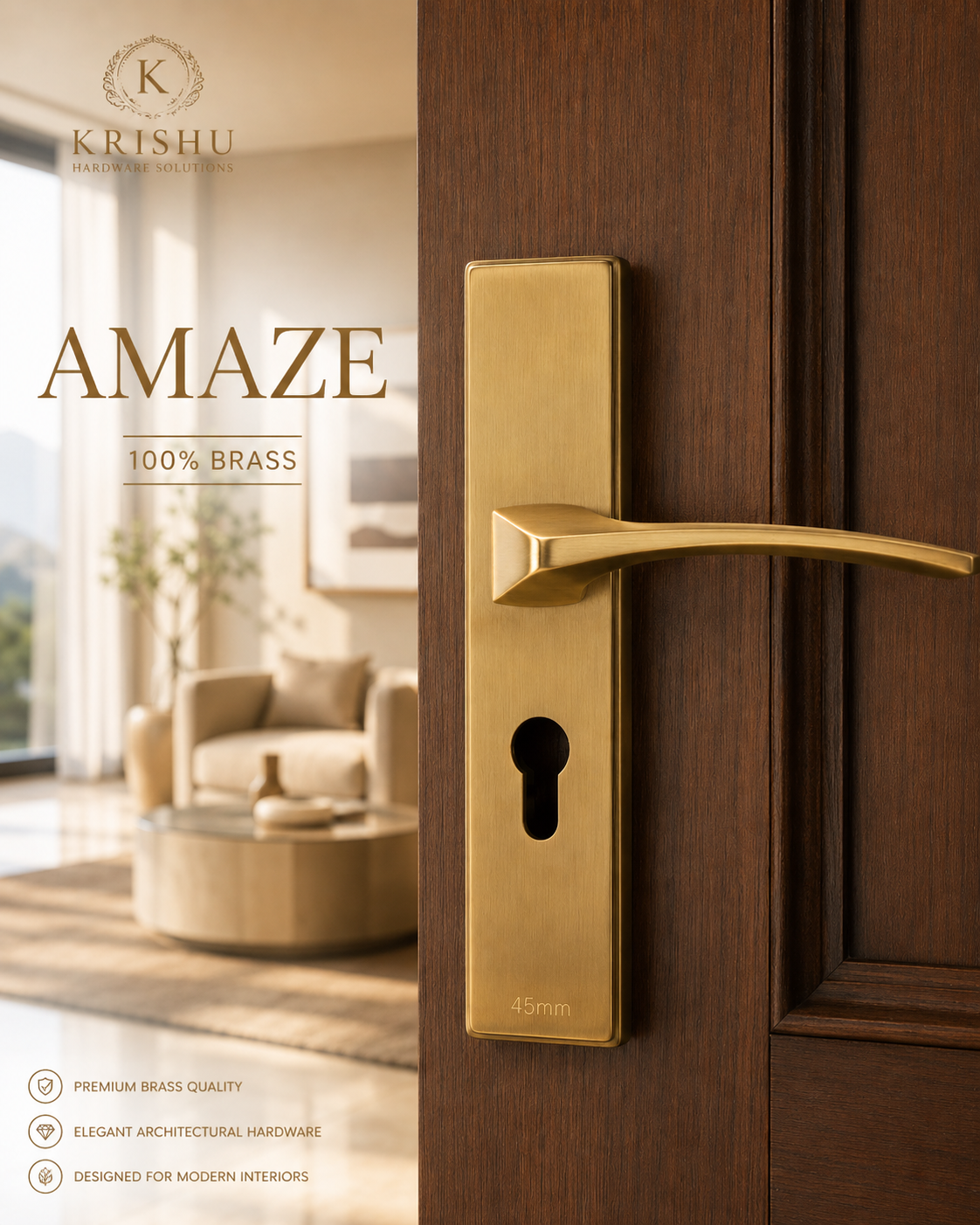 Amaze Mortice Handle – Premium Stylish Handle
