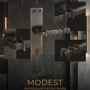 MODEST Mortice Handle – Minimal Modern Brass Handle