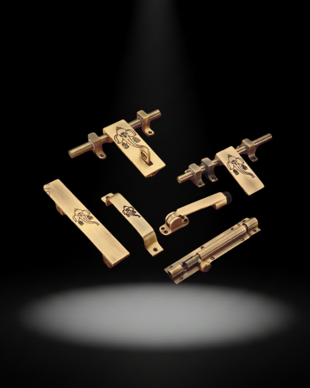 Solid Brass Door Kit – Ganesh