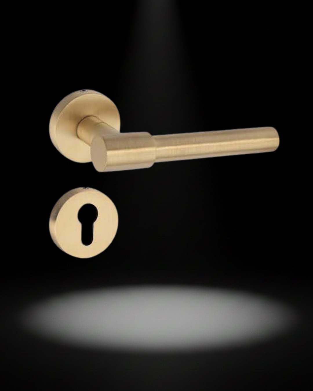 Brass Exclusive Lever on Rose – Ambience