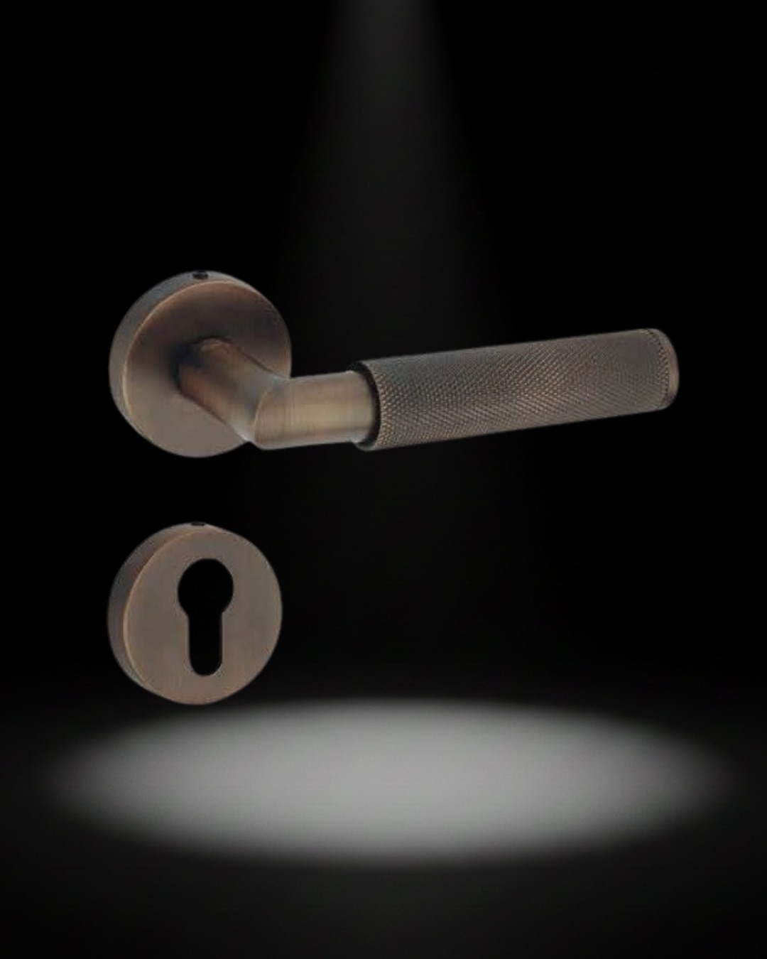 Brass Exclusive Lever on Rose – Roseate