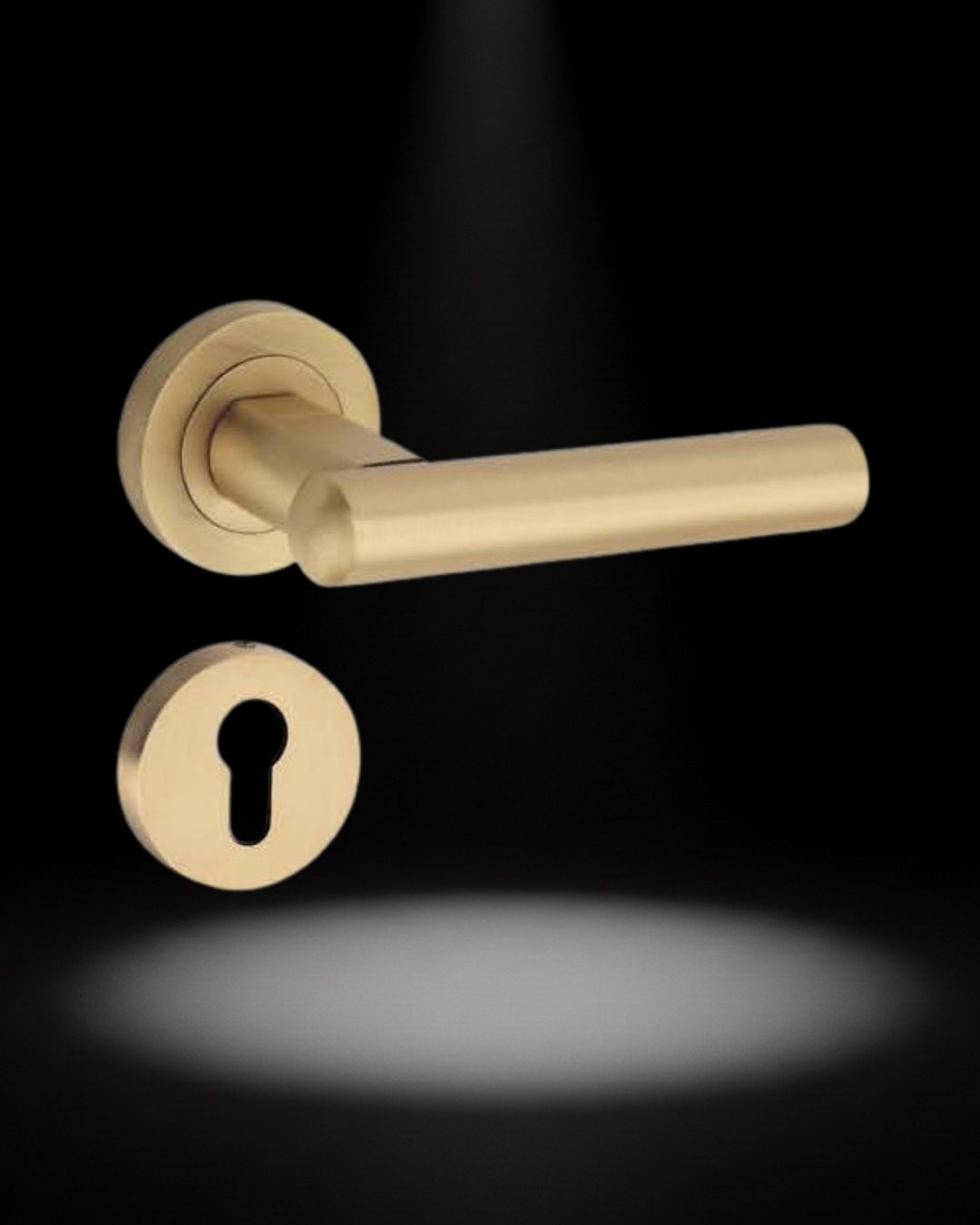 Brass Exclusive Lever on Rose – Lodhi