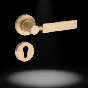 Brass Exclusive Lever on Rose – Italy