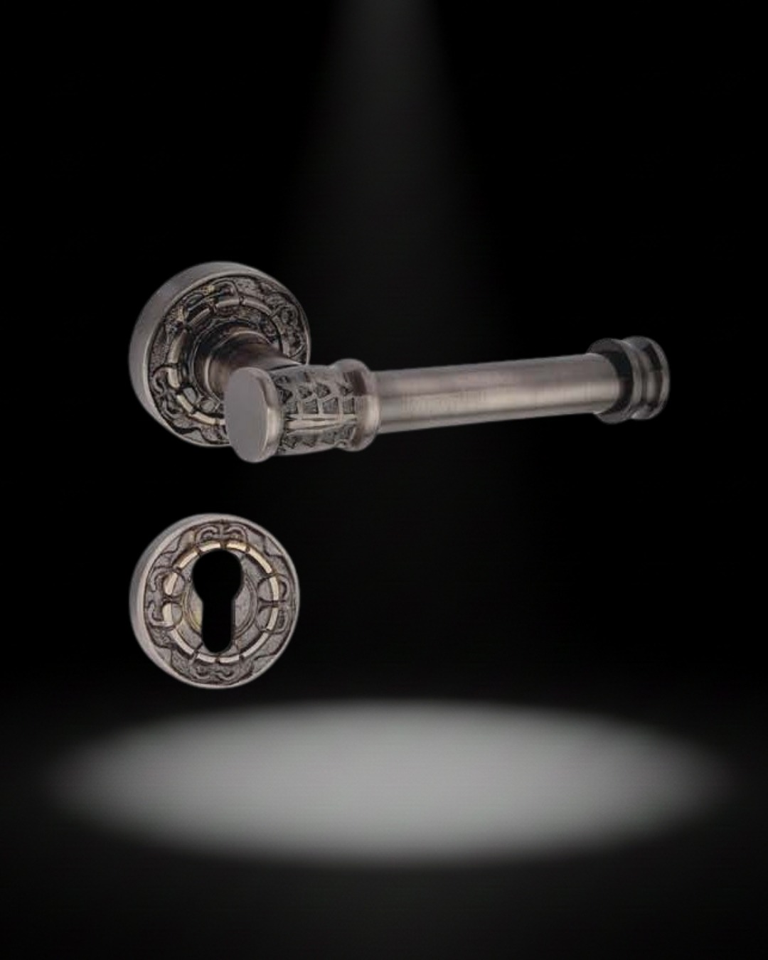 Brass Exclusive Lever on Rose – Tesla