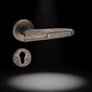 Brass Exclusive Lever on Rose – Zara