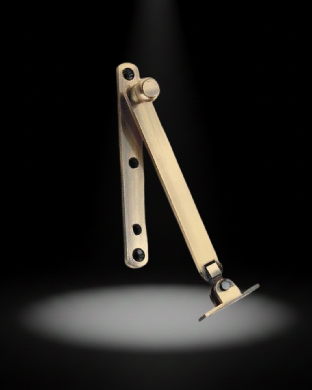 Brass Stay (Solid) – Heavy Duty Door Stay