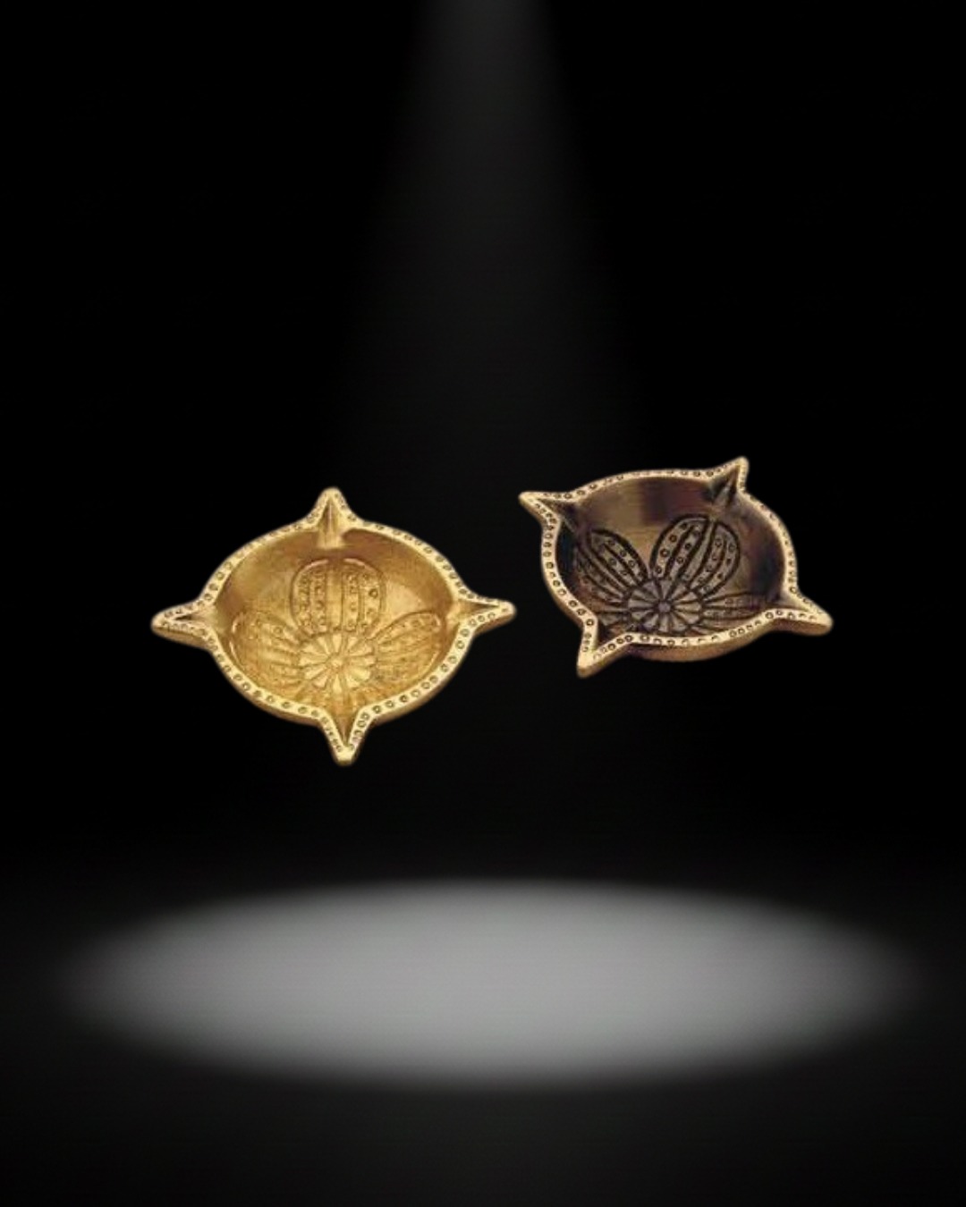 Brass Decorative Deepak – 4 Side