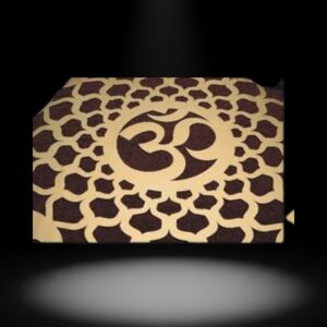 Brass Om Symbol – Decorative Spiritual Wall Hanging