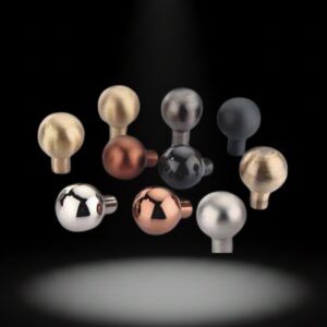 Brass Cabinet Knob – Round