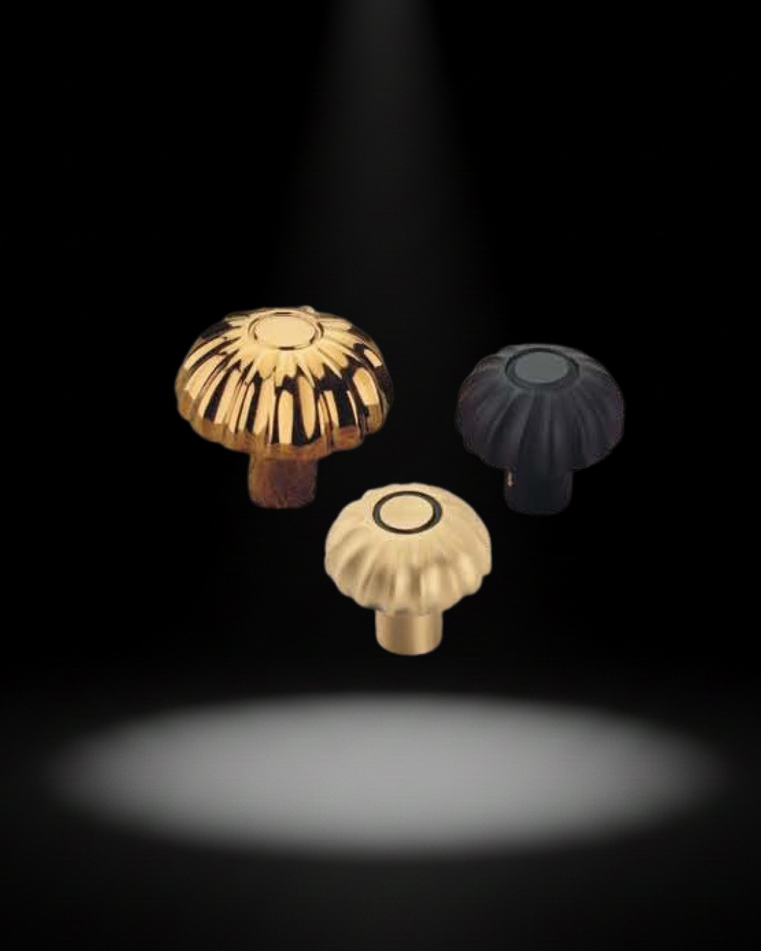 Brass Cover Knob – Melon