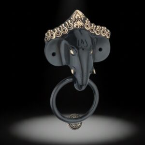 Brass Door Knocker – Gajanan