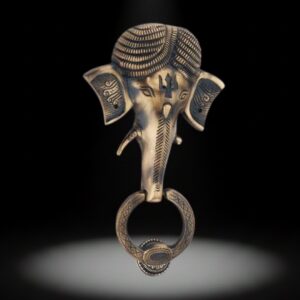 Brass Door Knocker – Pagdi Ganesh