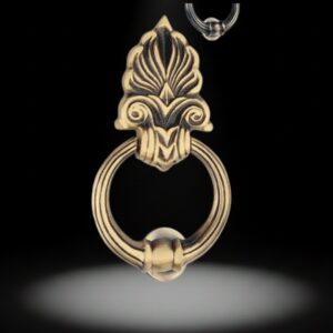 Brass Door Knocker – Crown