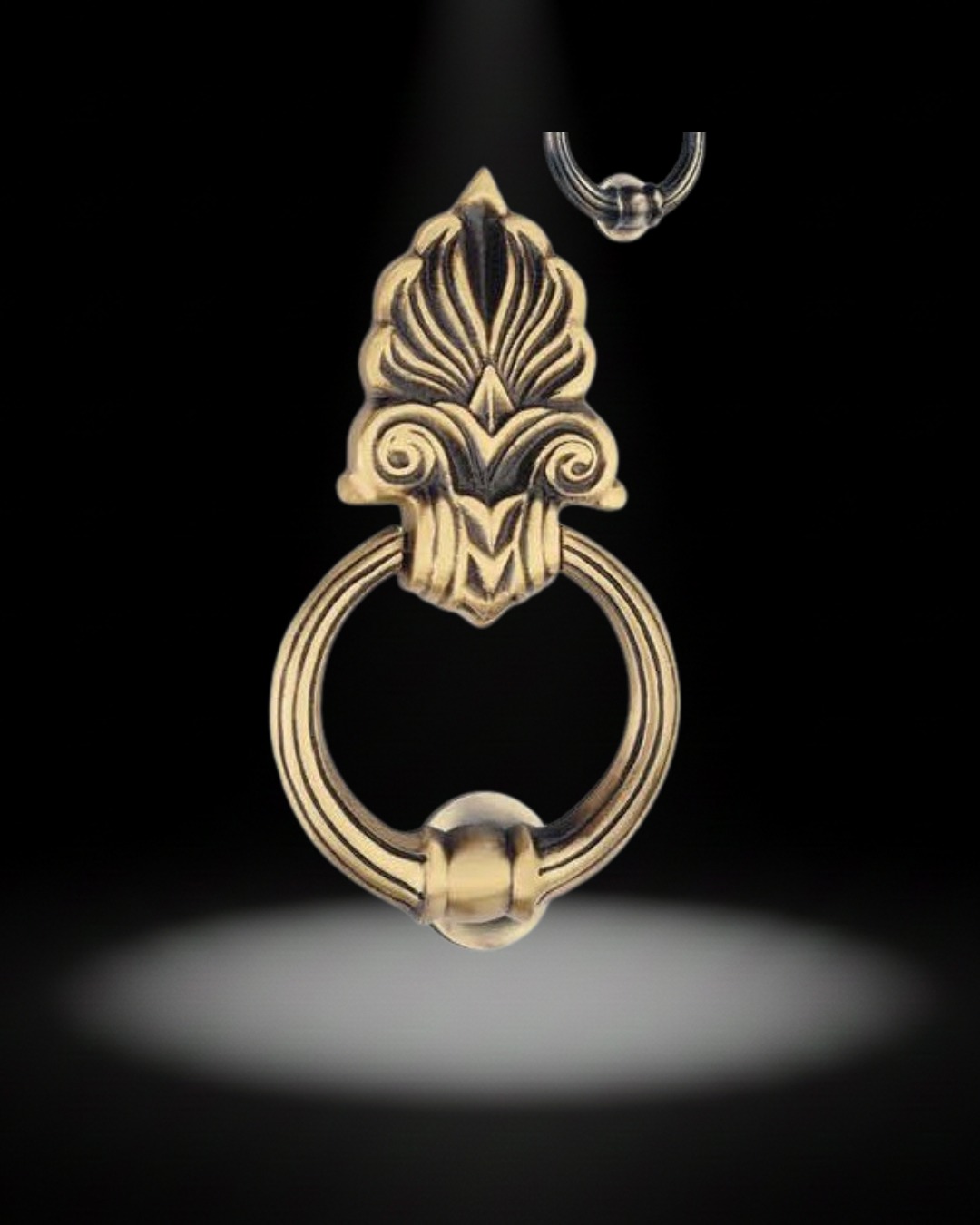 Brass Door Knocker – Crown