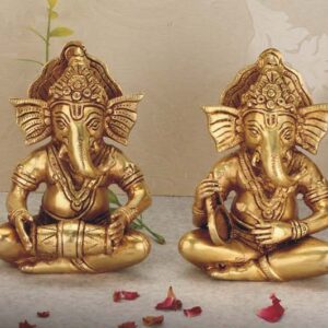 Brass Ganesh – 4 Piece Set