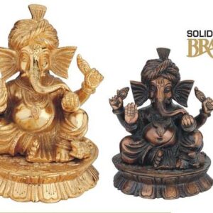 Brass Ganesh Statue – Premium Decorative Idol