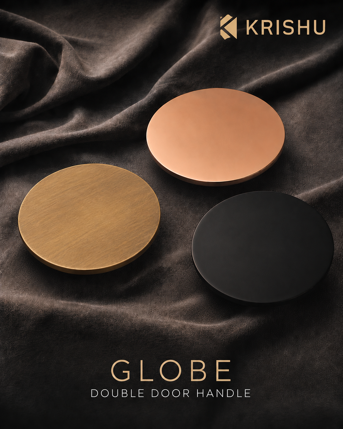 Double Door Handle & Knob – Globe | Elegant Spherical Design with Modern Appeal - Image 2