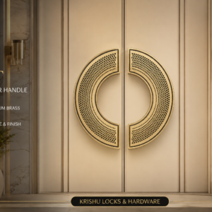 Double Door Handle – Neat Design | Premium Brass Finish