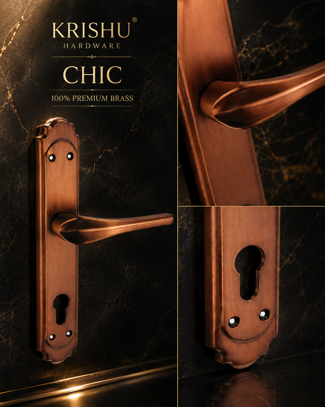 Premium Mortice Handle – CHIC - Image 3