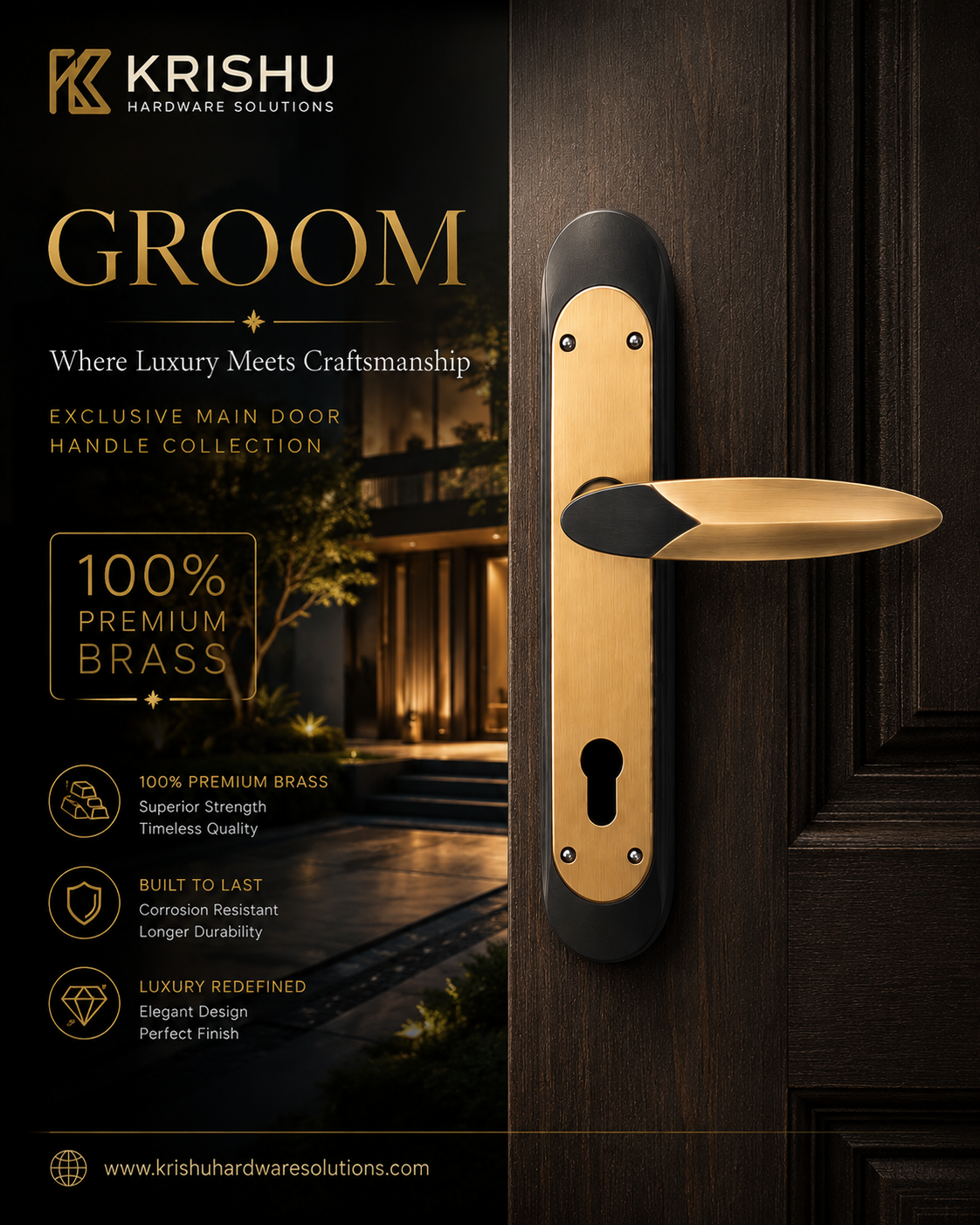 Premium Mortice Handle – GROOM