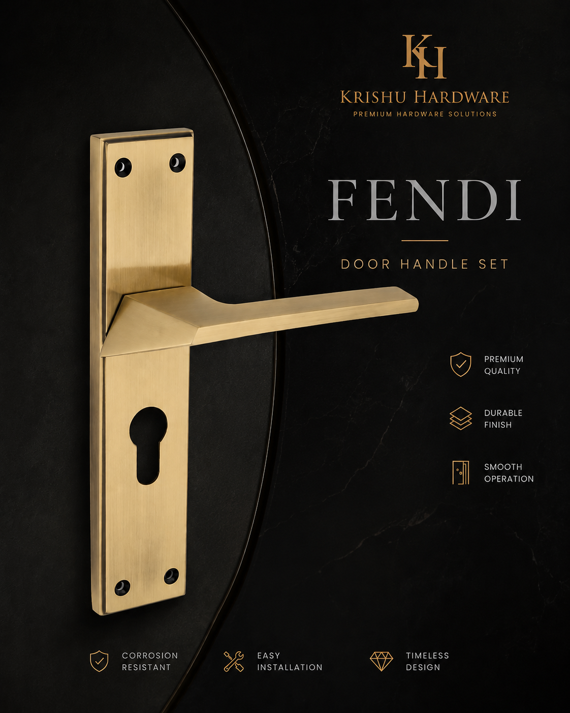 Fendi Mortice Handle – Modern Door Handle