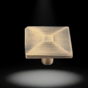 Brass Cabinet Knob – Pyramid