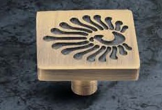 Brass Cabinet Knob – Peacock