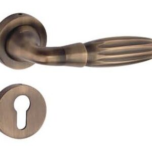 Brass Lever On Rose Handle – GOLDEN