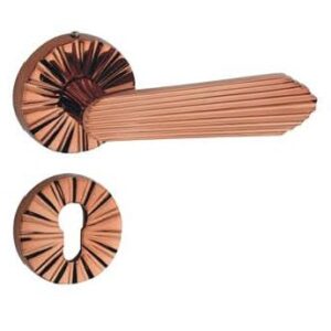 Brass Lever On Rose Handle – GLAMOUR