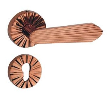 Brass Lever On Rose Handle – GLAMOUR