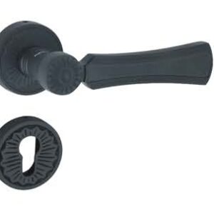 Brass Lever On Rose Handle – RUSTIC