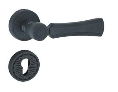 Brass Lever On Rose Handle – RUSTIC