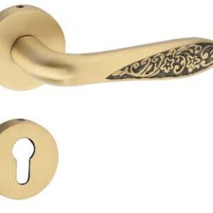 Brass Lever On Rose Handle – ALLUR