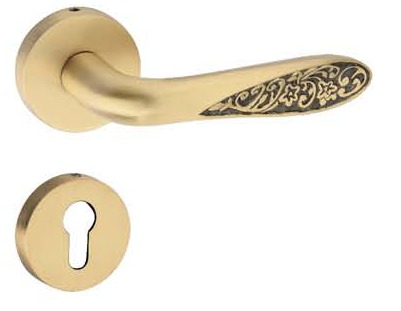 Brass Lever On Rose Handle – ALLUR