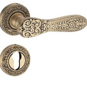 Brass Lever On Rose Handle – DAZZ