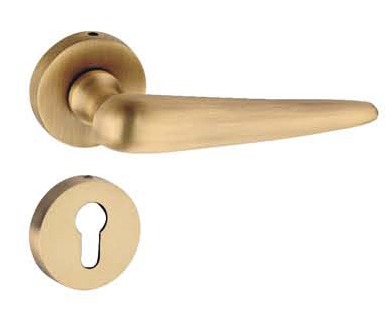 Brass Lever On Rose Handle – ELEGANCE